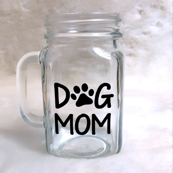 Dog Mom 16oz Mason Jar Mug - Picture 2 of 4